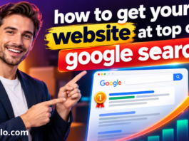 how to get your website at top of google search